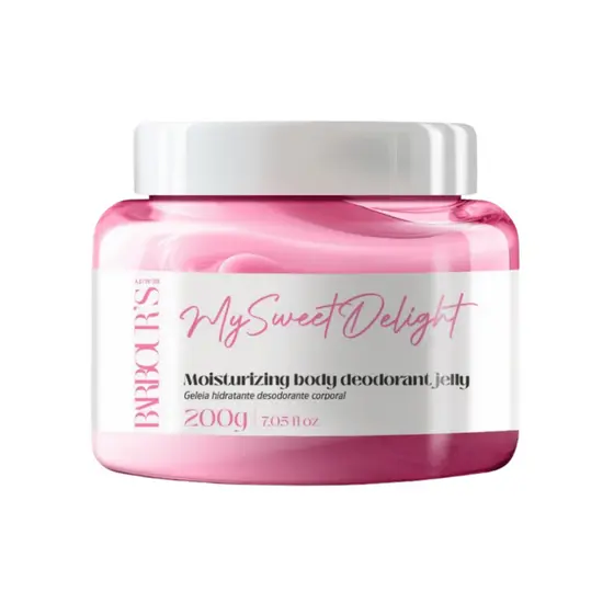 Geleia Hidratante My Sweet Delight Barbour's Beauty 200g Fragrância Doce Desodorante Corporal