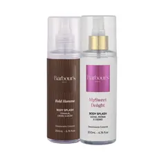 Kit Casal Body Splash Bold Homme e My Sweet Delight  Barbour’s 200ml