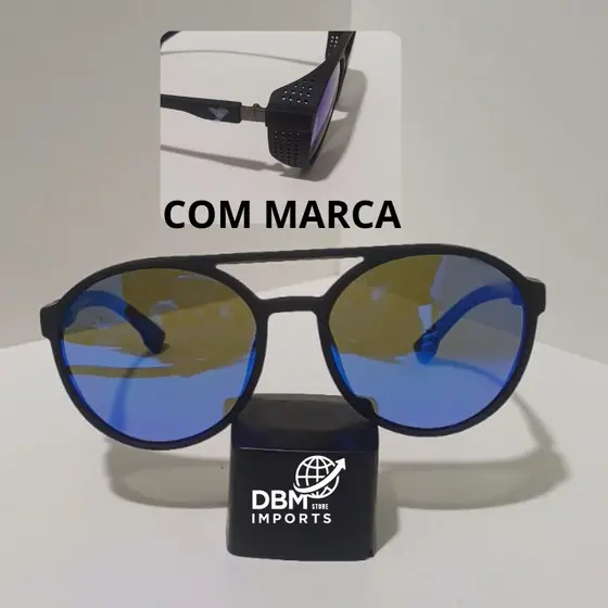 Óculos de Sol Vintage Steampunk Redondo inspiração Alok Proteção UV400 Retrô Estiloso Lançamento Envio Rápido
