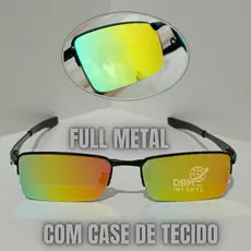 Óculos Lupa do Vilão Full Metal – Conforto, Estilo e Atitude ENVIO IMEDIATO