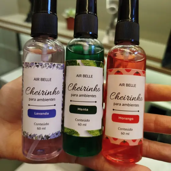 Kit 3 Cheirinho para Casa, Loja, Aromatizante de Ambiente, Perfume, Home Spray, Água Perfumada