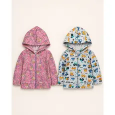 JAQUETA PELUCIADA 0 A 12 MESES DE ZIPER ESTAMPADA BLUSA DE FRIO INVERNO