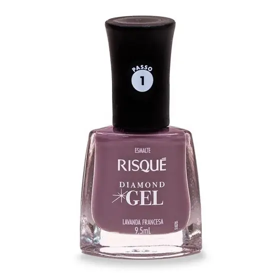 Risqué Esmalte Diamond Gel Lavanda Francesa 9,5ml