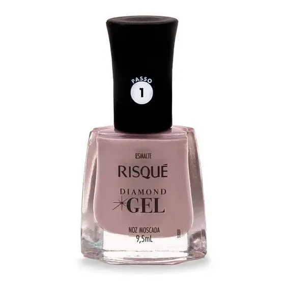 Risqué Esmalte Diamond Gel Noz Moscada Cremoso 9,5ml