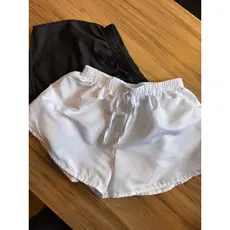 Kit 2 Shorts Feminino Tactel Preto e Branco Academia Corrida Shortinho Casual Treino Caminhada Do P ao G4