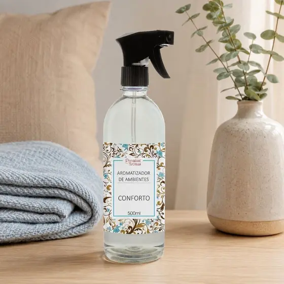 Aromatizador de Ambientes e Roupas 500ml Cheirinho de Loja Famosa Perfume e Fragrância para Casa