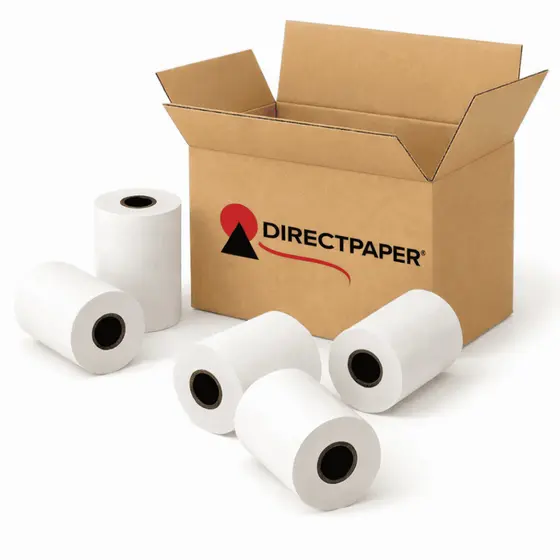 20 Bobina Térmica 80mm Ideal Para Delivery Ifood Keeta 99Foods 80mm x 50 mm Diâmetro Cupom Fiscal PDV Papel Mais Grosso