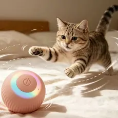Bolinha Brinquedo Bola Pets Gato Cachorro Eletrônica Interativo Para Gatos Brincarem Sozinhos