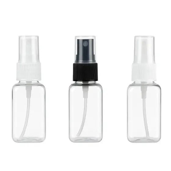20 Frascos Pet 40 Ml Quadrado Válvula Spray Para Perfumes