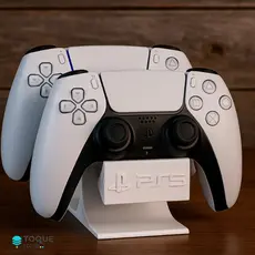 Suporte para 2 Controles PS5 DualSense - Base Setup Gamer Dupla Moderno