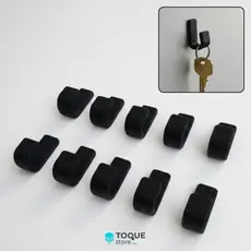 Kit 10 Mini Ganchos Adesivos Super Aderentes - Para Toalha Chaves Cozinha Banheiro Organização Casa