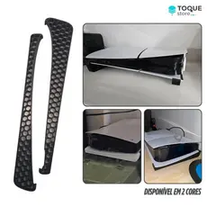 Suporte PS5 Slim Digital Sem Disco Horizontal – Formato Bolha em PLA Premium, Estável e Seguro