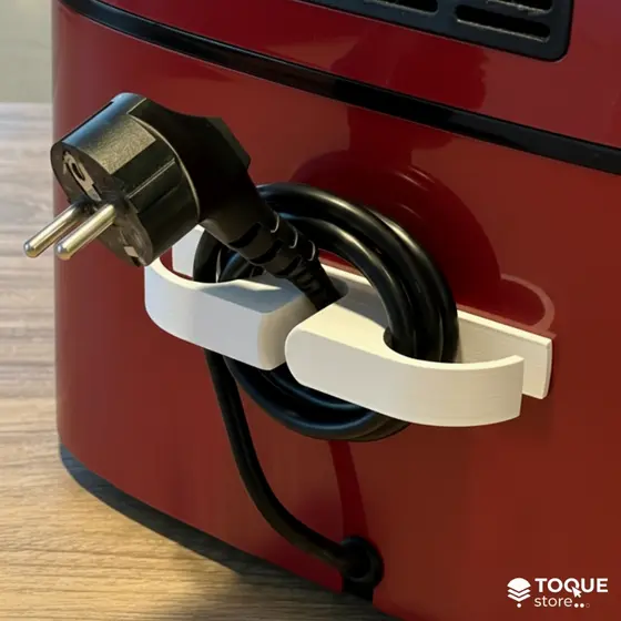 Organizador de Cabos Autoadesivo Universal – Suporte para Fios de Eletrodomésticos