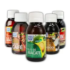 Óleo Terapia Capilar Natuhair 60ml Tratamento Hidratação Crescimento Nutrição Vitaminas