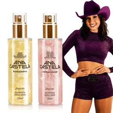 Kit 2 Body Splash Ana Castela Colônia Boiadeira e Vai Te Viciar 200ml Jequiti
