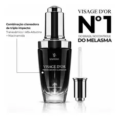 Sérum Facial Visage Dor Melasma Clareador Fortalecedor Com Ácido Hialurônico Puro E Minerais Para Hidratação