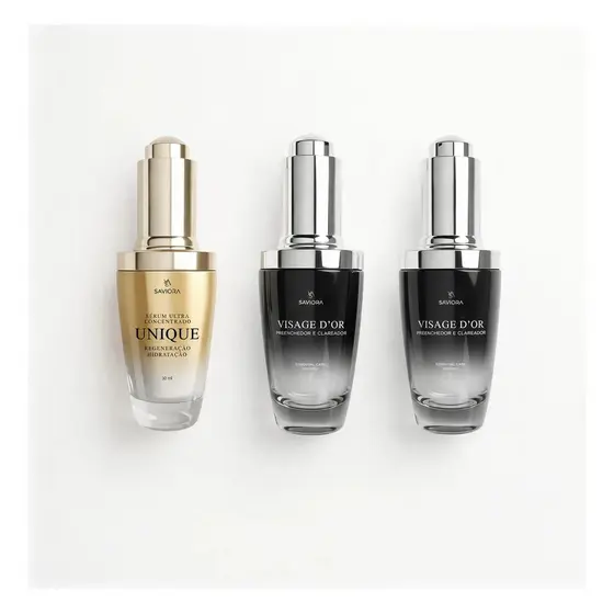 Kit 3 Un Clareia Melasma Rejuvenesce Preenchedor Anti-idade