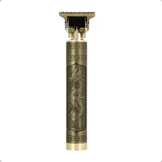 Maquina Cortar Cabelo Aparador Barba Acabamento Dragao Dourado 127/220v