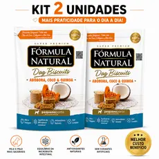 Kit 2 Fórmula Natural Petisco Abóbora,Coco e Quinoa RP 250g