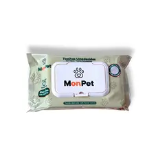 Toalha Lenço Umedecido Para Caes E Gatos Pet 1 Pacotes C/ 50