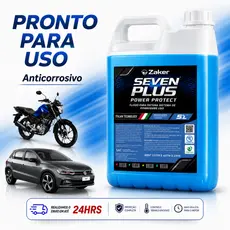 Aditivo Liquido Radiador Proteção Motor Zaker 5L Não Diluir Honda Fiat Citroen VW