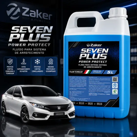 Aditivo Anticorrosivo Radiador Zaker 5l Pronto Uso Premium Azul
