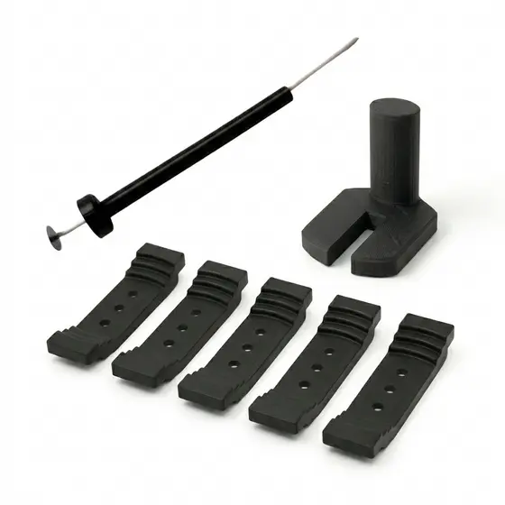 Conjunto Completo Para Velas Artesanais - Gabarito de Altura 5mm Aplicador E Centralizador De Pavio