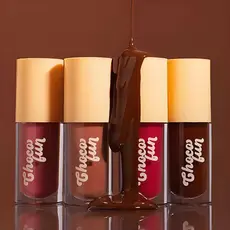 Lip Tint Fenzza Choco Fun - Gloss Labial - Cores Ganache, Flan, Fondue FZ20085