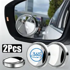 2pcs Espelhos Auxiliares 360° para Ponto Cego, Convexos, Ângulo Ampla, para Retrovisor  XT-003