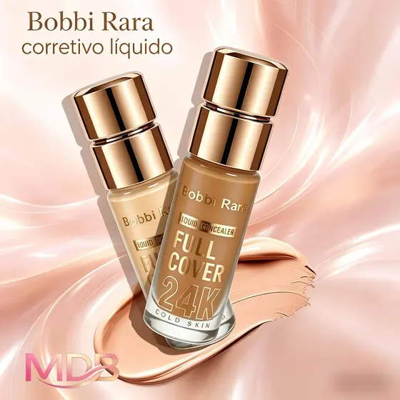 Bobbi Rara Corretivo Full Cover 24K com Acabamento Seco e Toque Matte BO-032