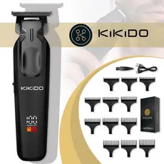 kikido Máquina De Cortar Cabelo e Aparelho Barbeador Elétrico Para Fazer Barba Cortador USB Profissional Hair Trimmer
