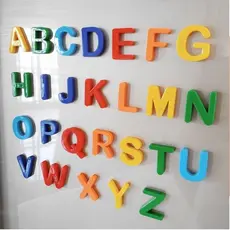 2 KIT DE LETRAS ALFABETO MAGNETICO EDUCATIVO INFANTIL 26 PEÇAS Letras /37 PEÇAS Número LOJA JH