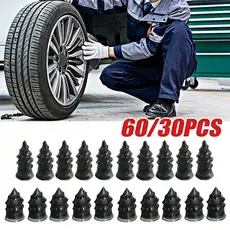 kit 30/60 parafusos macarrão para reparo rápido pneus carro moto caminhonete van, remendo rápido