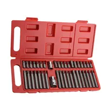Kit Com 40 Peças De Ferramentas 40 Peças Bit Torx Allen Multidentado Crv De Alta Qualidade