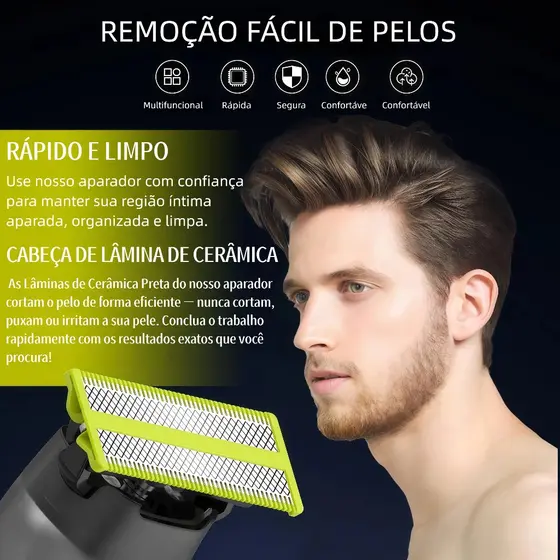 Lâmina Refil Para Barbeador OneBlade  - QP210, QP1424