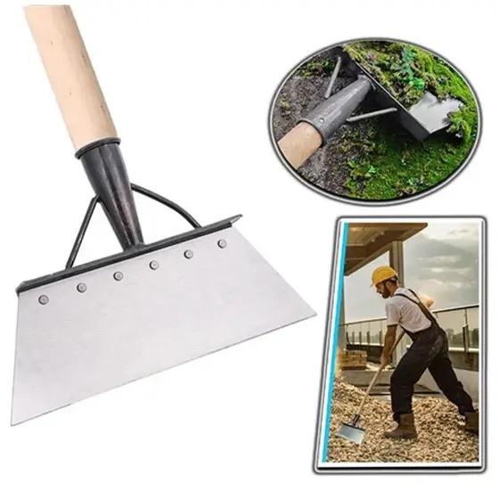 Pá Multifuncional para Capina e Limpeza de Jardim Fazenda e Construção 20x10cm