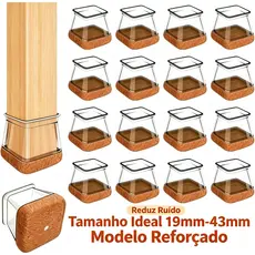 Kit 32pcs Peças Protetor Para O Pé Da Cadeira Mesa De Silicone Adequado Para Pernas De Mesa, Guarda-roupas
