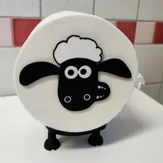Suporte de Papel Higiênico Engraçado e Divertido Carneiro Ovelha Porta Papel