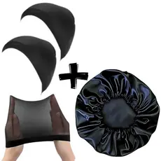 Kit 2 Toucas de nero + 1 Touca de cetim Antifrizz Day After