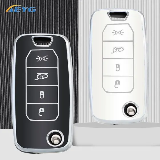 Capa para Chave de Carro para Jeep Cherokee Renegade Grand, Dodge Ram Charger 1500 Challenger, Chrysler 300C Jour 3715