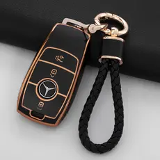 Capa de TPU para Chave Inteligente de Carro, Compatível com Mercedes Benz Acesg Class GLC CLE CLA GLB GLS W177 W205 W213