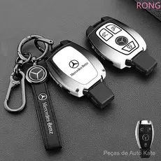 Capa Protetora de Chave de Carro em Liga de Zinco para Mercedes Benz CLA GLA GLC GLK W176 W463 W251 W2 Class Acessórios