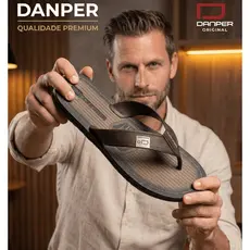 Chinelo Danper Casual Original Sandália De Dedo Confortável Leve Solado Antiderrapante Até 46