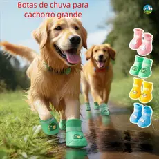 Sapatos impermeáveis para cachorro antiderrapante silicone velcro – não escorrega! Para cães 3,5–50kg