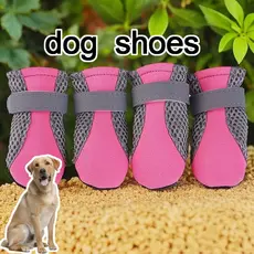 Sapatinho p/ cães pequenos velcro sola macia antiderrapante proteção calor asfalto acessórios pets