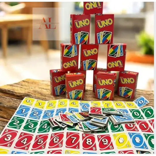 promocao kit 12 / 24 /36 /48Lembrancinha Mini Jogo de cartas UNO cartas festas aniversario