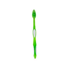 Escova Dental Cool Macia C/Protetor de Cerdas - Green