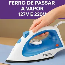 📦Ferro Passar Roupa Vapor 1500W 127V 220V Base Cerâmica Vaporizadores Potente Roupas Camisas