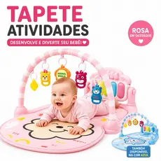 Tapete Bebê Educativo Musical Interativo Piano Atividades Desenvolvimento