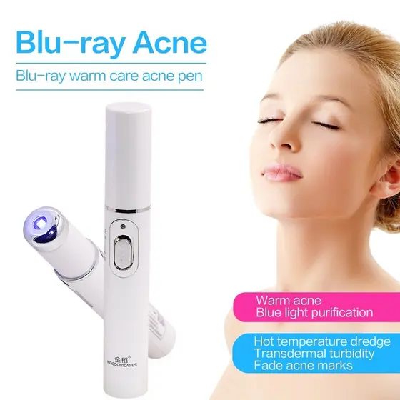 Caneta Laser Luz Azul Para Acne Portátil Uso Estético Cuidados Da Pele
